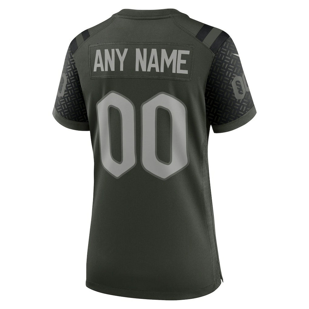 New York Jets Women's 2025 Rivalries Collection Custom Game Jersey - Gotham Green online