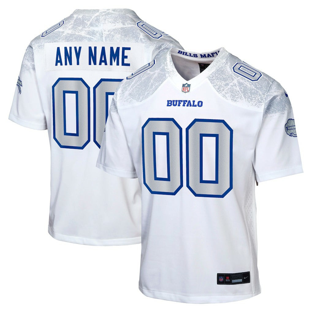 Buffalo Bills Youth 2025 Rivalries Collection Custom Game Jersey - White sale
