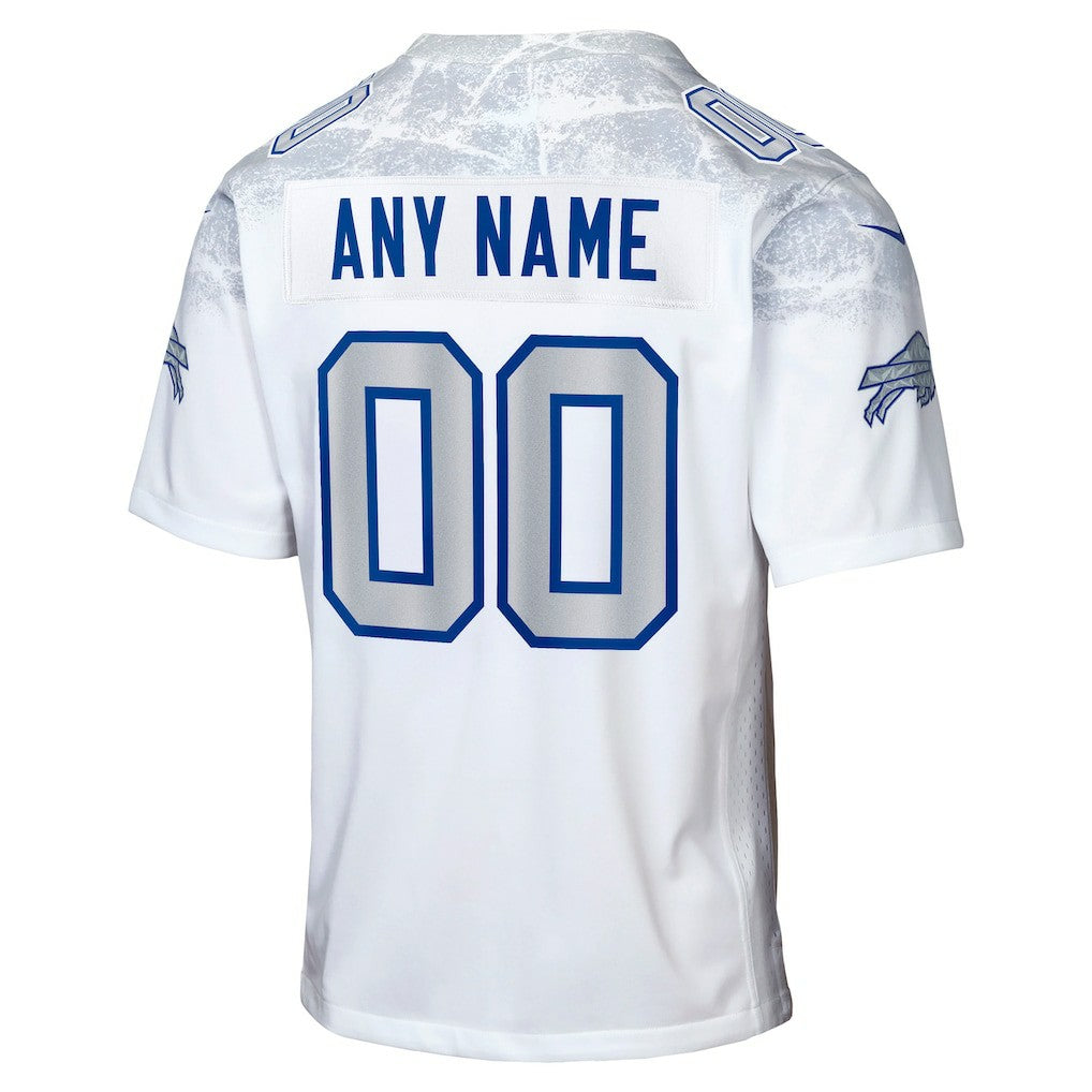 Buffalo Bills Youth 2025 Rivalries Collection Custom Game Jersey - White sale