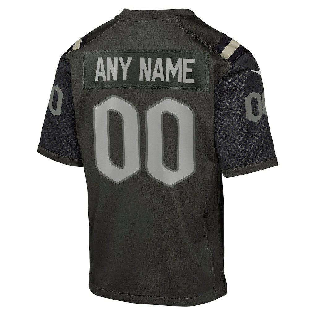New York Jets Youth 2025 Rivalries Collection Custom Game Jersey - Gotham Green outlet