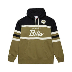 Buffalo Bills Vintage Logo Head Coach Hoodie - Olive outlet