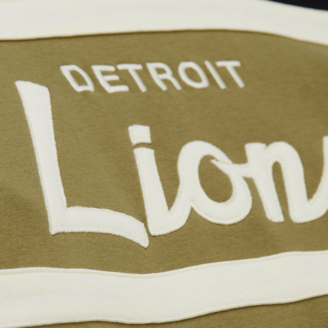 Detroit Lions Vintage Logo Head Coach Hoodie - Olive for sale