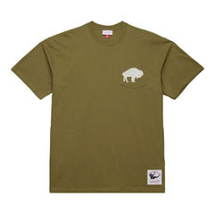 Buffalo Bills Vintage Logo Premium T-Shirt - Olive sale