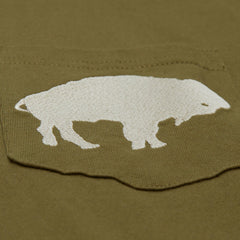 Buffalo Bills Vintage Logo Premium T-Shirt - Olive sale
