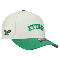 Philadelphia Eagles New Era Upside Down 9FIFTY A-Frame Snapback Hat - Cream discount