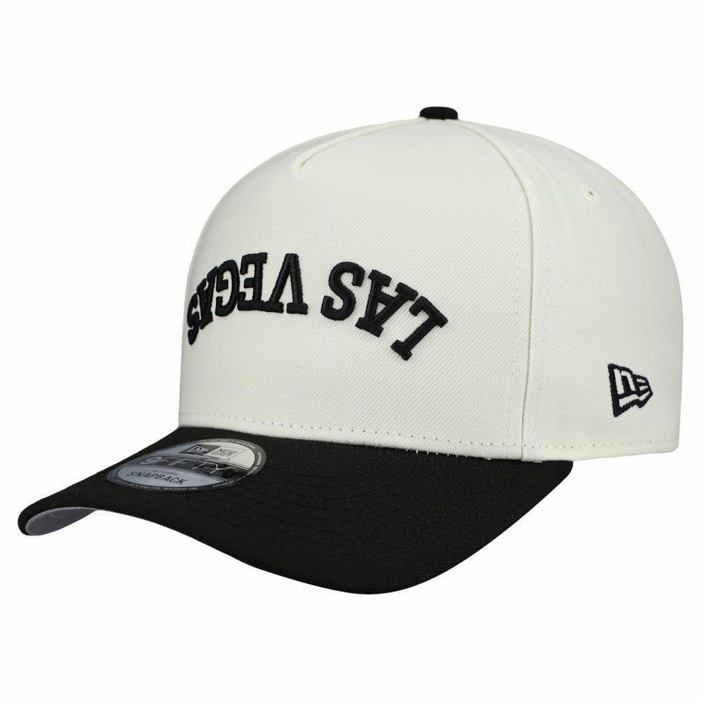 Las Vegas Raiders New Era Upside Down 9FIFTY A-Frame Snapback Hat - Cream cheap