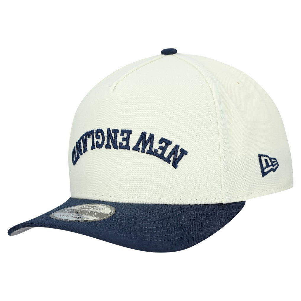 New England Patriots New Era Upside Down 9FIFTY A-Frame Snapback Hat - Cream on sale
