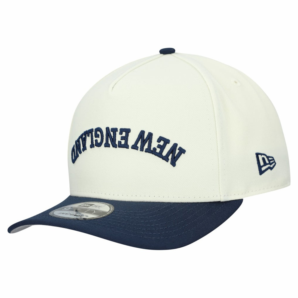 New England Patriots New Era Upside Down 9FIFTY A-Frame Snapback Hat - Cream on sale