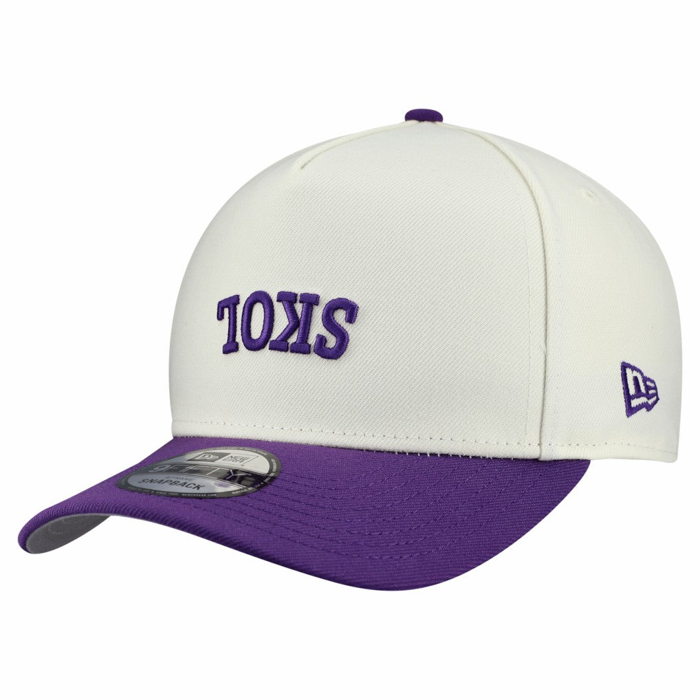 Minnesota Vikings New Era Upside Down 9FIFTY A-Frame Snapback Hat - Cream online