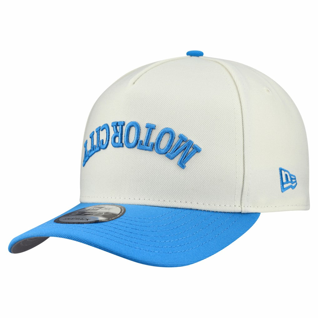 Detroit Lions New Era Upside Down 9FIFTY A-Frame Snapback Hat - Cream on sale