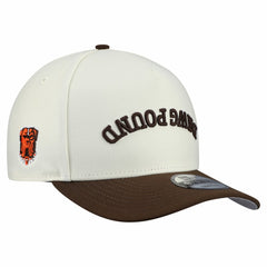Cleveland Browns New Era Upside Down 9FIFTY A-Frame Snapback Hat - Cream discount