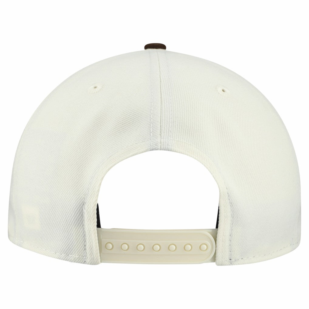 Cleveland Browns New Era Upside Down 9FIFTY A-Frame Snapback Hat - Cream discount