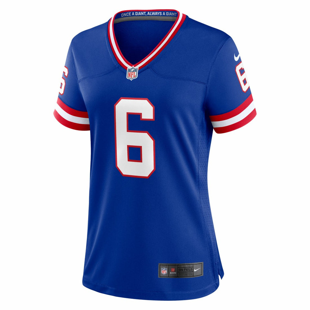 Jaxson Dart New York Giants Women's Alternate 2 Classic Game Jersey - Royal outlet