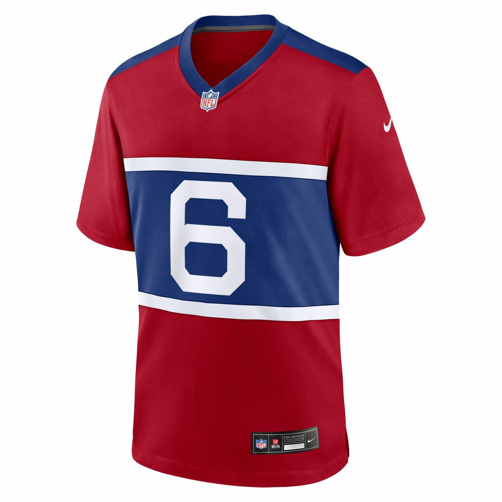 Jaxson Dart New York Giants Alternate Century Red Game Jersey - Red outlet