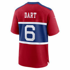 Jaxson Dart New York Giants Alternate Century Red Game Jersey - Red outlet