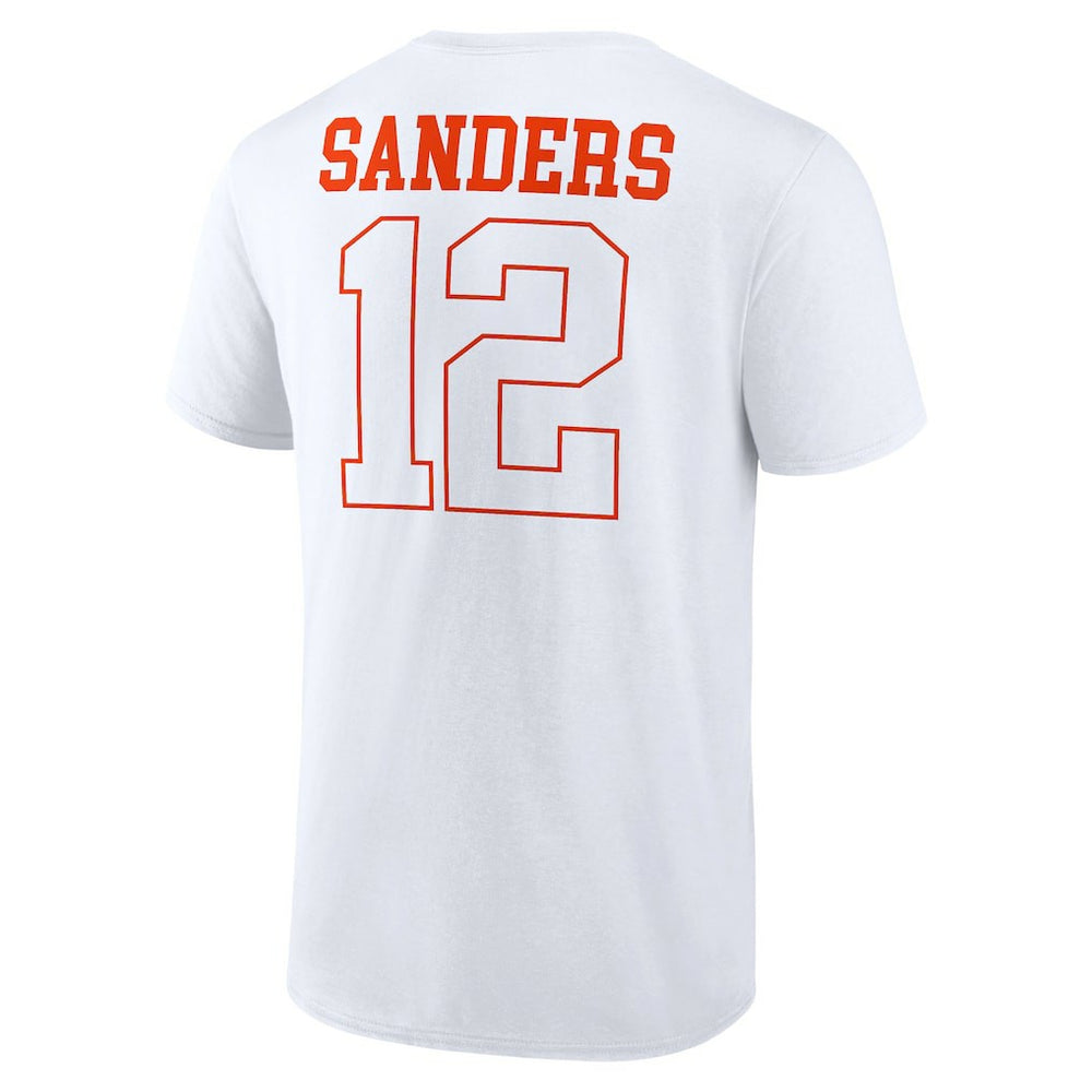 Shedeur Sanders Cleveland Browns Outline Player T-Shirt - White cheap