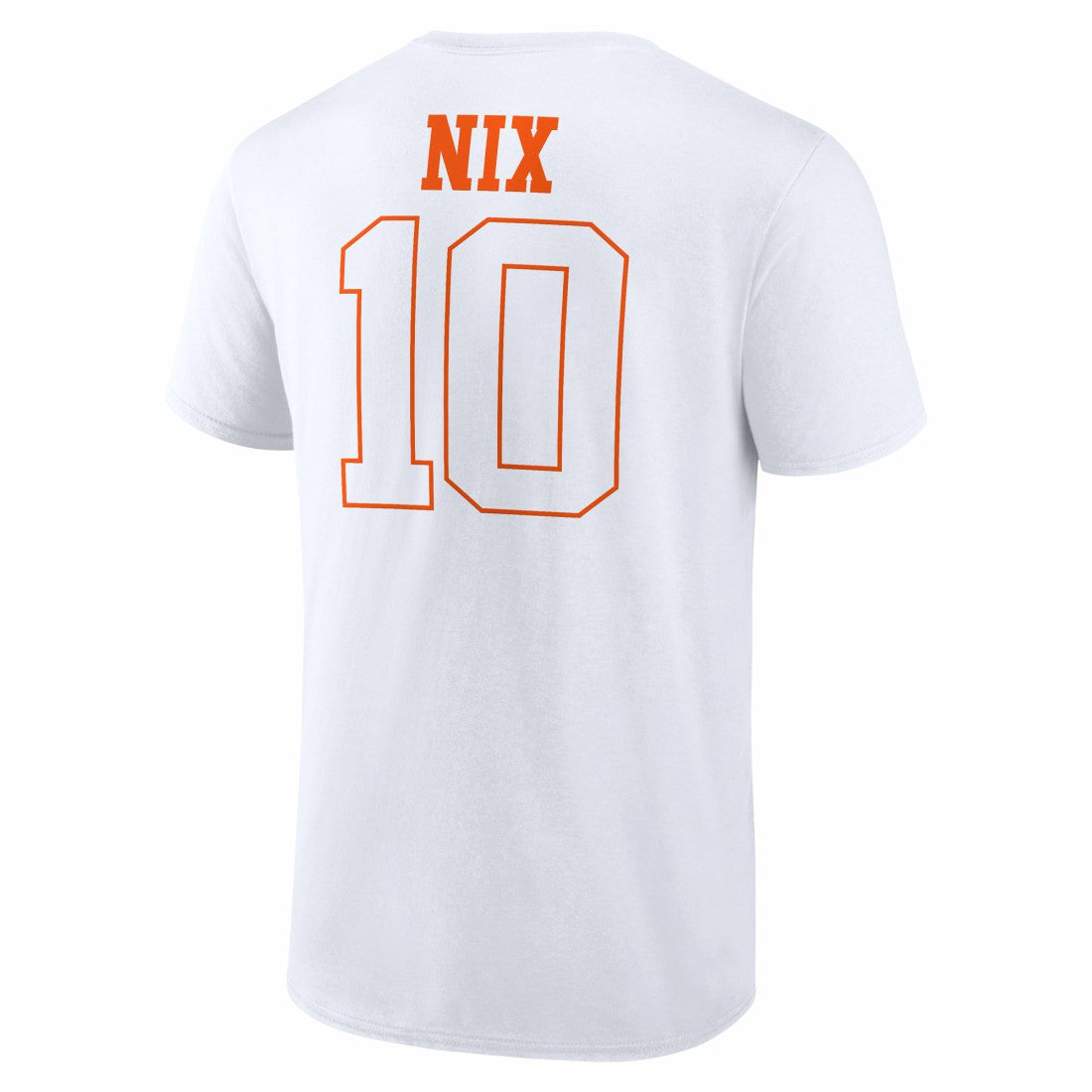 Bo Nix Denver Broncos Outline Player T-Shirt - White on sale