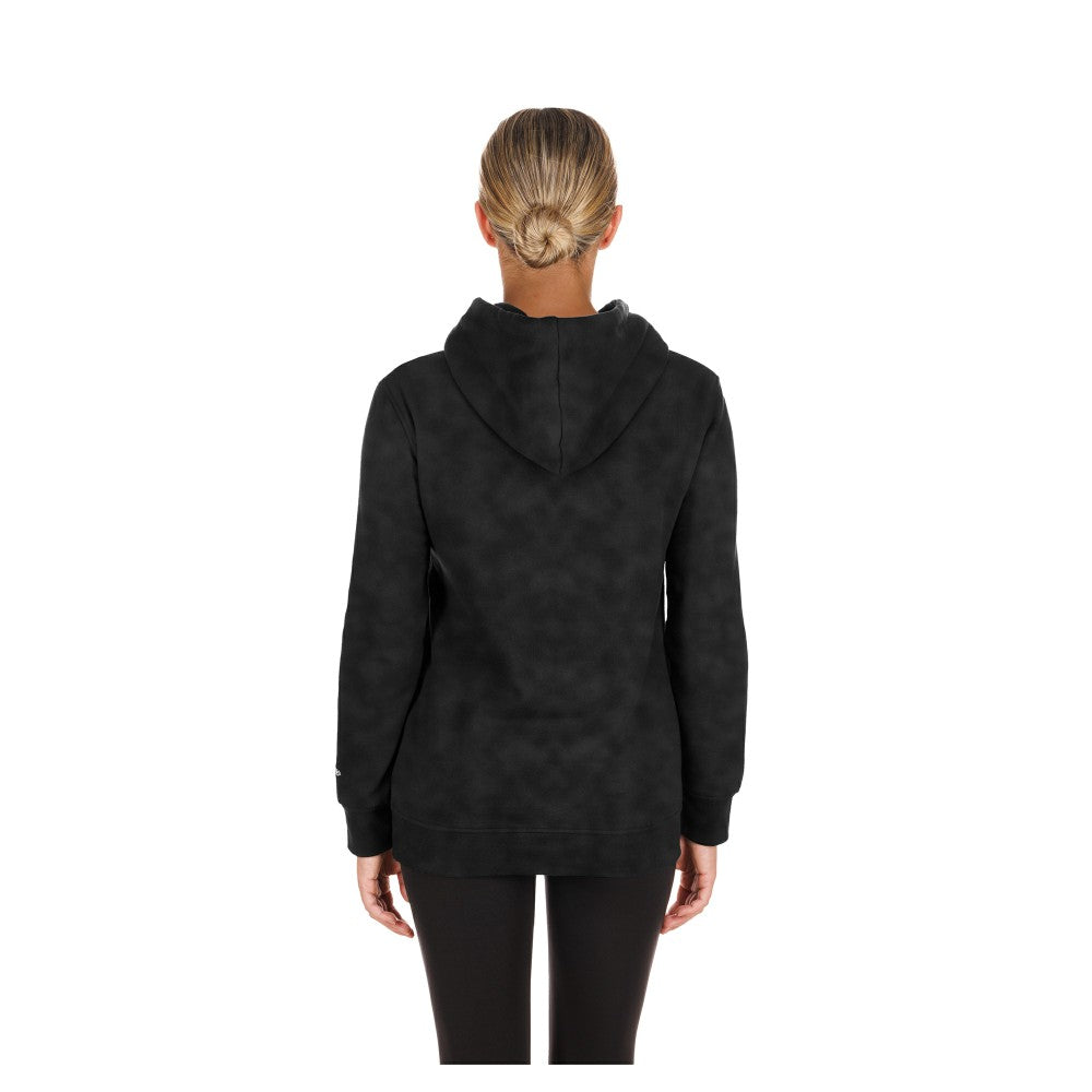 New York Mets Women's Día de Muertos Mineral Wash Hoodie Sweatshirt Black