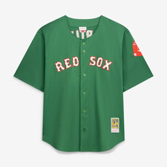 David Ortiz Boston Red Sox Big & Tall Cooperstown Collection Mesh Batting Practice Jersey Kelly Green