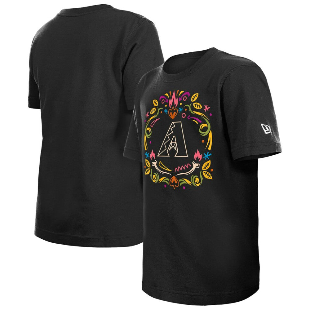 Arizona Diamondbacks Youth Día de los Muertos T-Shirt Black
