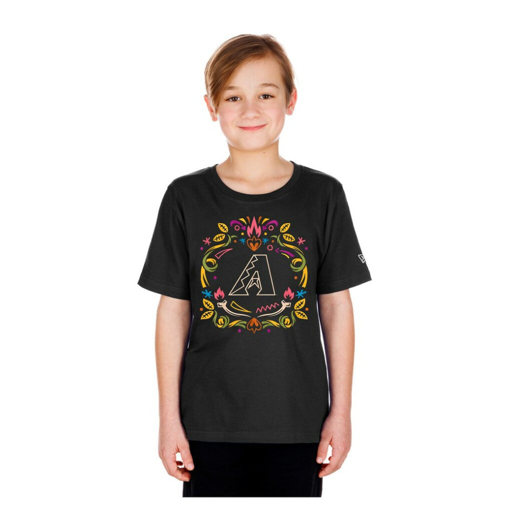 Arizona Diamondbacks Youth Día de los Muertos T-Shirt Black