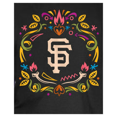 San Francisco Giants Youth Día de los Muertos T-Shirt Black