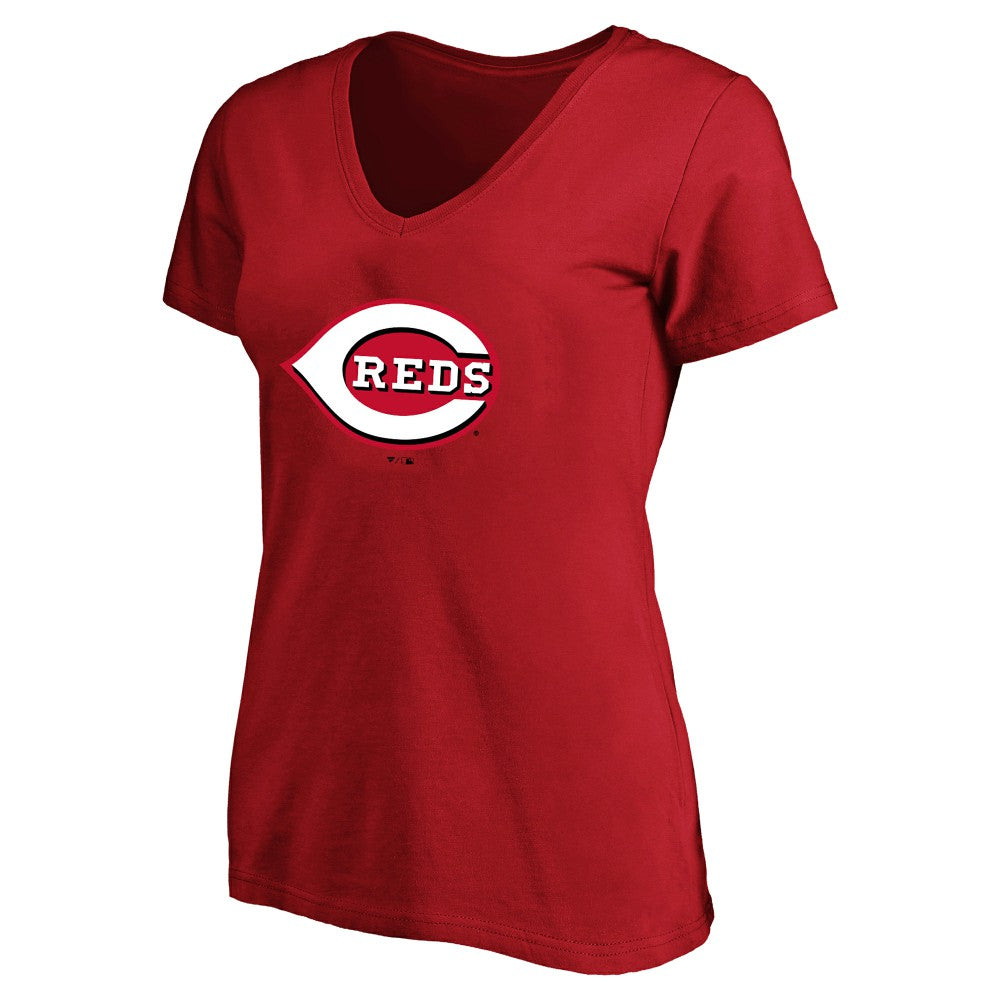 Elly De La Cruz Cincinnati Reds Profile Women's Plus Size Name & Number V-Neck T-Shirt Red