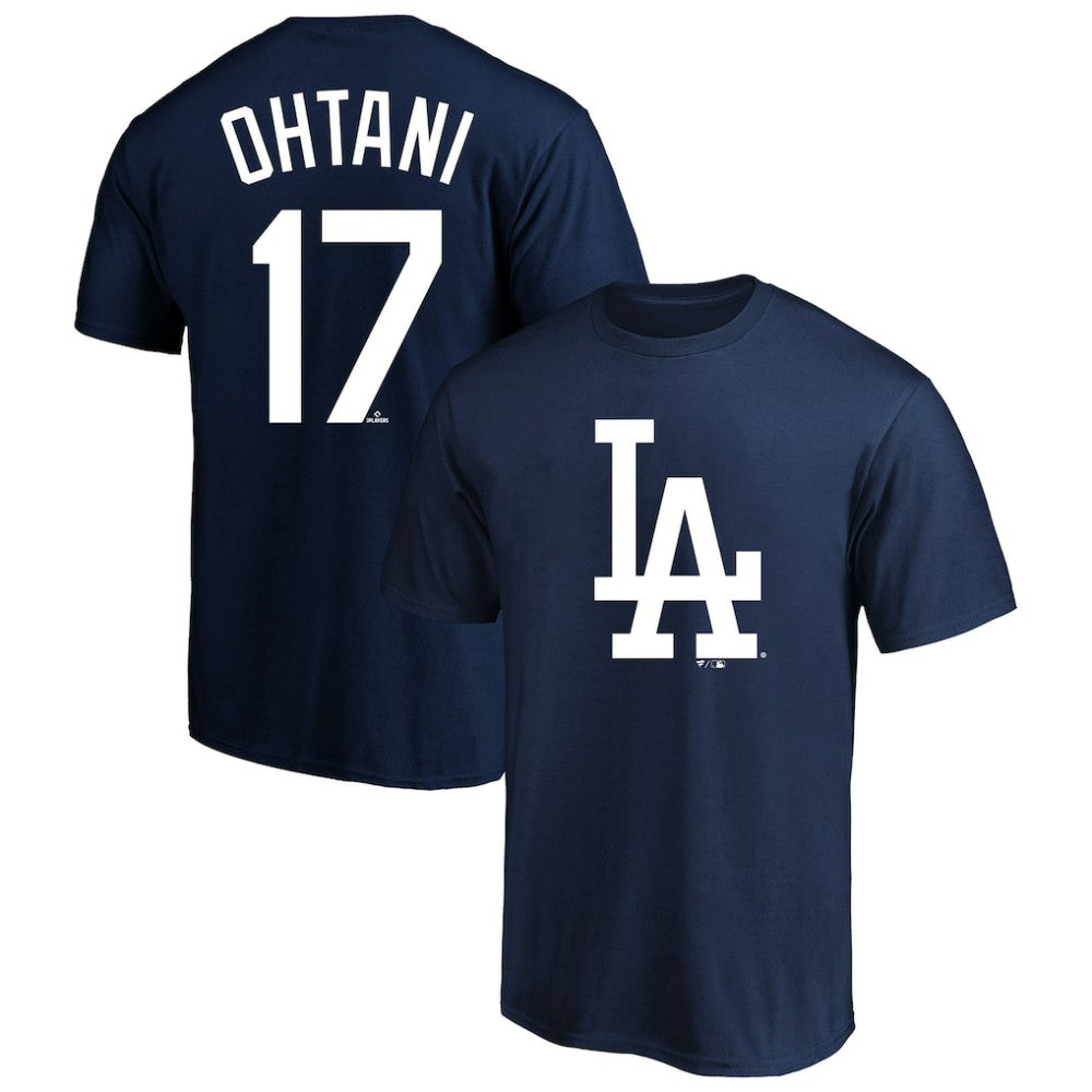 Shohei Ohtani Los Angeles Dodgers Profile Big & Tall Player Name & Number T-Shirt Navy