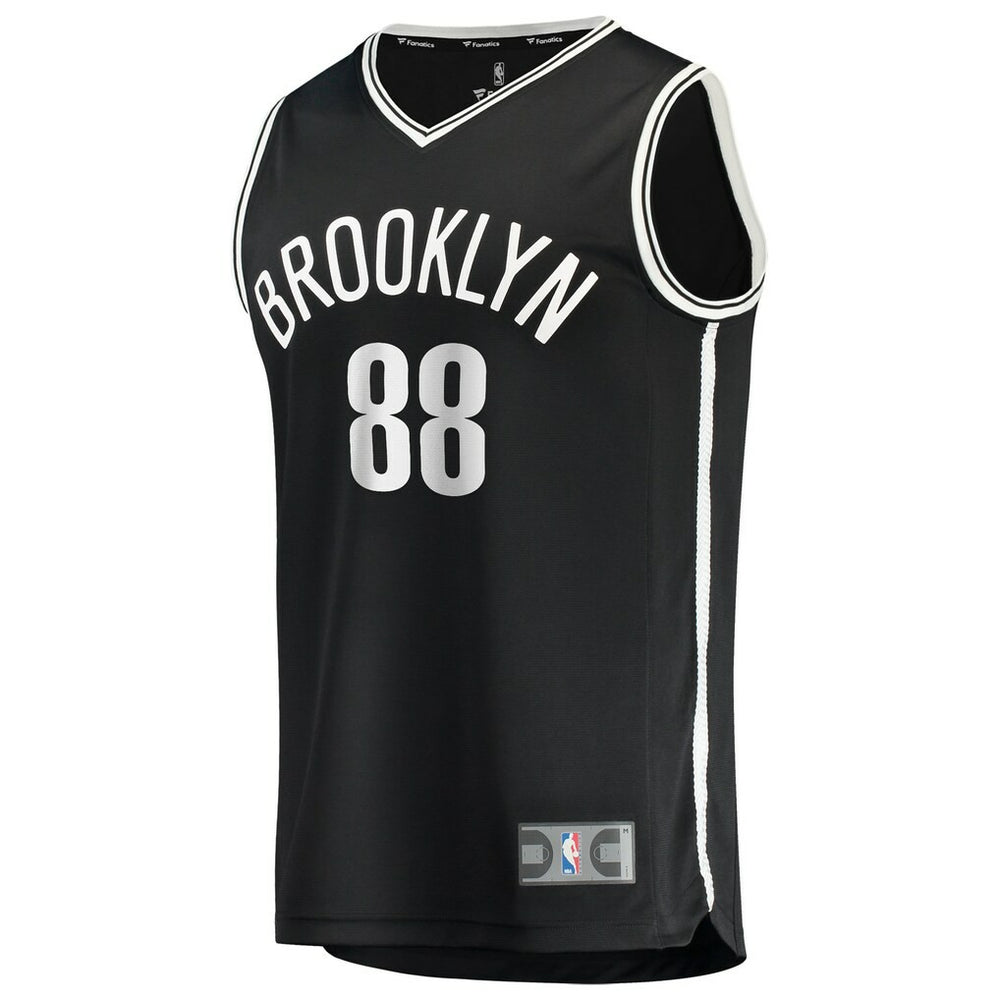 Nolan Traoré Brooklyn Nets Fast Break Replica Jersey - Black - Icon Edition for sale