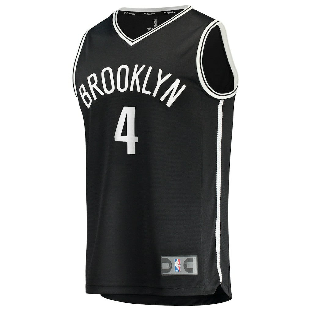 Drake Powell Brooklyn Nets Youth Fast Break Replica Jersey - Black - Icon Edition cheap