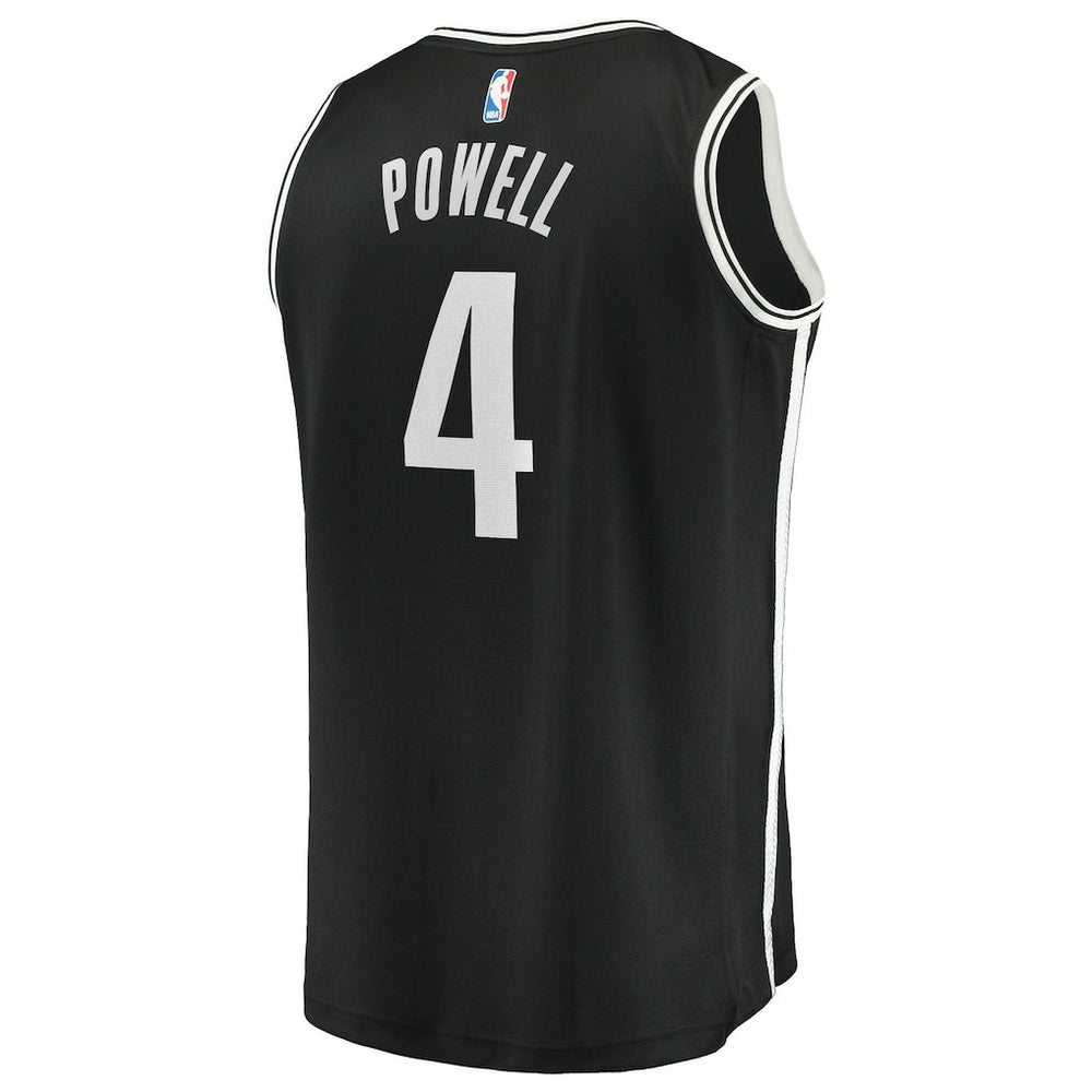 Drake Powell Brooklyn Nets Youth Fast Break Replica Jersey - Black - Icon Edition cheap