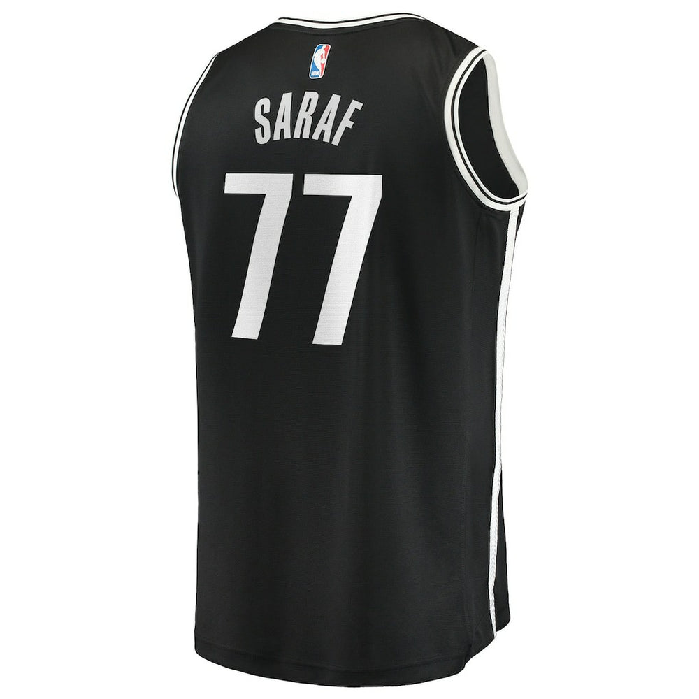 Ben Saraf Brooklyn Nets Youth Fast Break Replica Jersey - Black - Icon Edition online