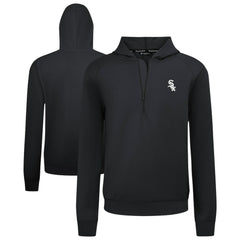 Chicago White Sox Levelwear Technic Insignia Quarter-Zip Hoodie Black