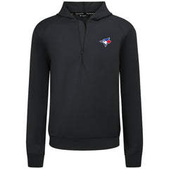 Toronto Blue Jays Levelwear Technic Insignia Quarter-Zip Hoodie Black