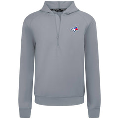 Toronto Blue Jays Levelwear Technic Insignia Quarter-Zip Hoodie Gray