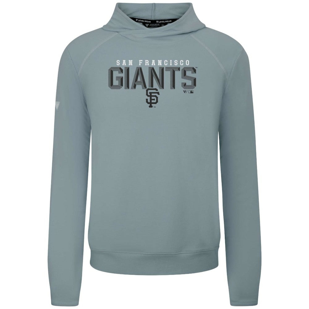 San Francisco Giants Levelwear Mandate Carve Tri-Blend Hoodie Gray
