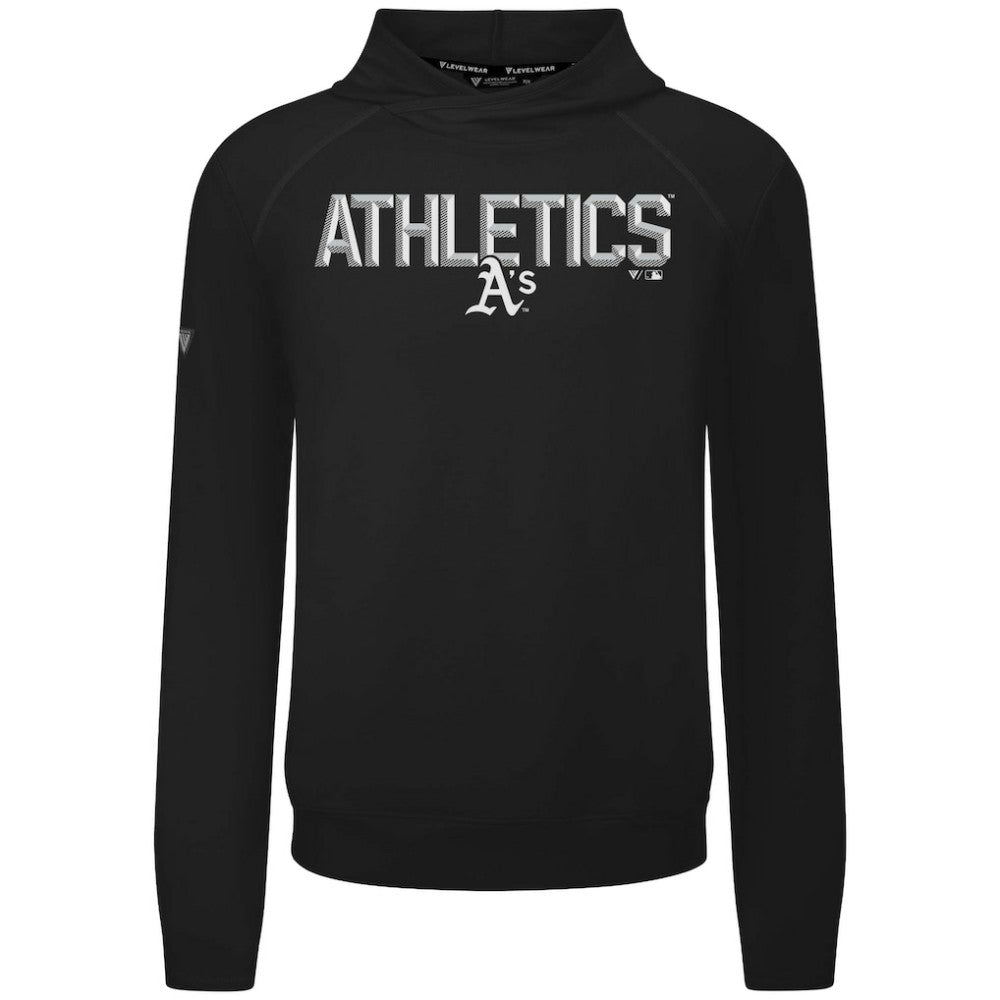 Athletics Levelwear Mandate Carve Tri-Blend Hoodie Black