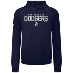 Los Angeles Dodgers Levelwear Mandate Carve Tri-Blend Hoodie Navy