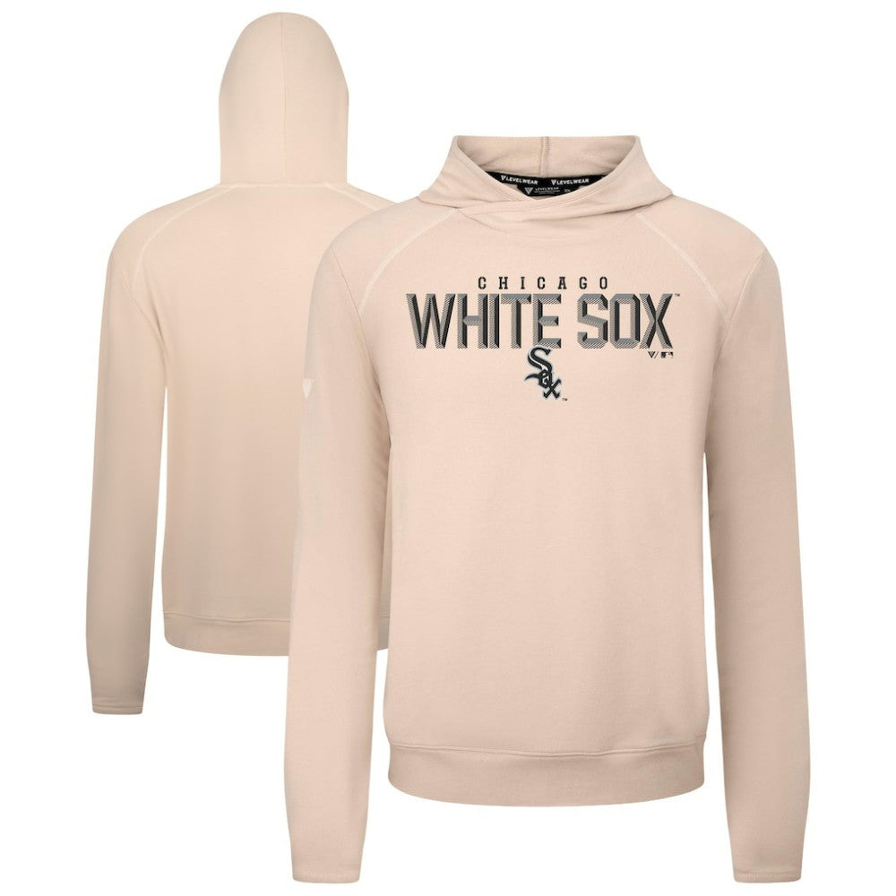 Chicago White Sox Levelwear Mandate Carve Tri-Blend Hoodie Khaki