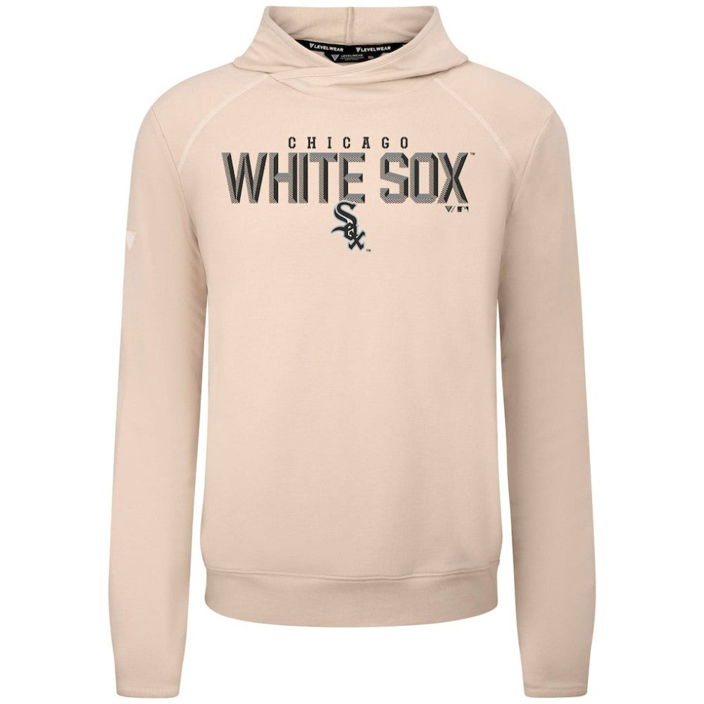 Chicago White Sox Levelwear Mandate Carve Tri-Blend Hoodie Khaki