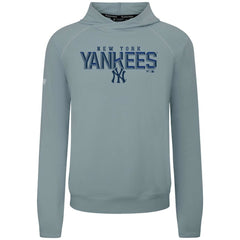 New York Yankees Levelwear Mandate Carve Tri-Blend Hoodie Gray