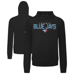 Toronto Blue Jays Levelwear Mandate Carve Tri-Blend Hoodie Black