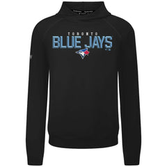 Toronto Blue Jays Levelwear Mandate Carve Tri-Blend Hoodie Black
