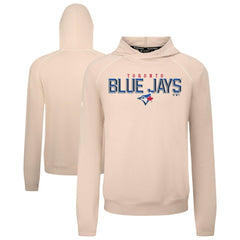 Toronto Blue Jays Levelwear Mandate Carve Tri-Blend Hoodie Khaki