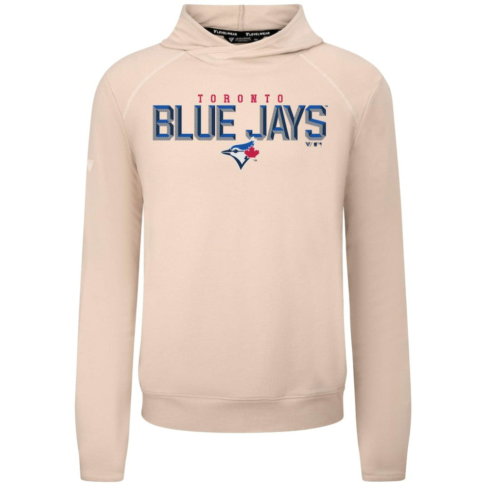 Toronto Blue Jays Levelwear Mandate Carve Tri-Blend Hoodie Khaki