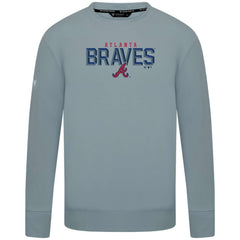 Atlanta Braves Levelwear Mandate Carve Tri-Blend Sweatshirt Gray