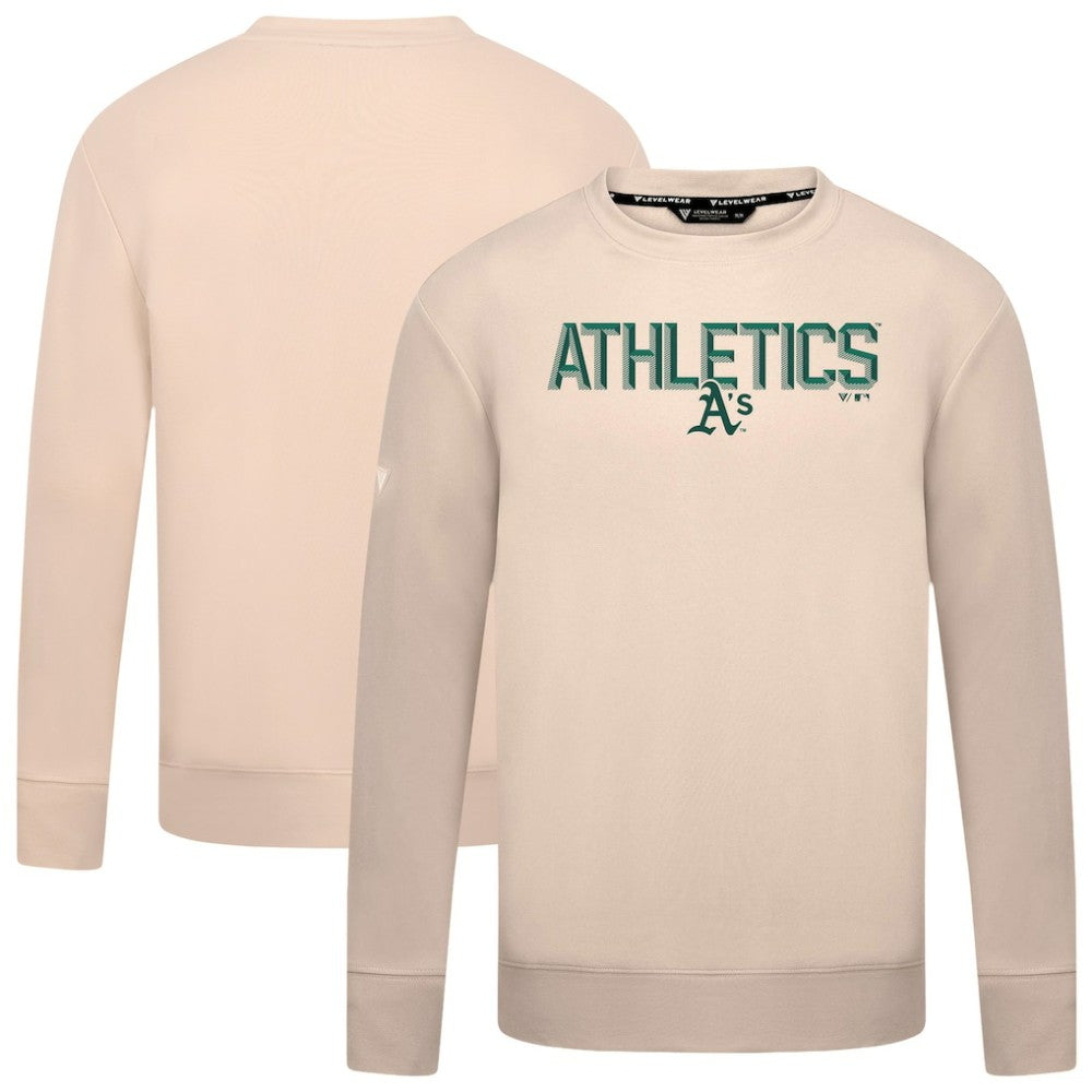 Athletics Levelwear Mandate Carve Tri-Blend Sweatshirt Khaki
