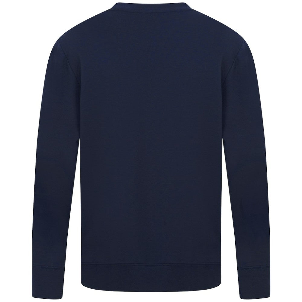 Seattle Mariners Levelwear Mandate Carve Tri-Blend Sweatshirt Navy