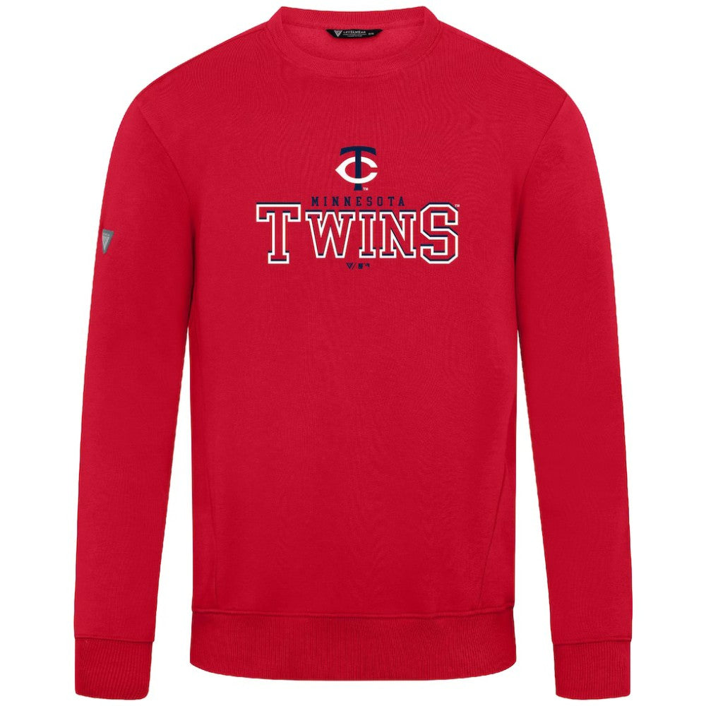 Minnesota Twins Levelwear Zane Journey Sweatshirt Red