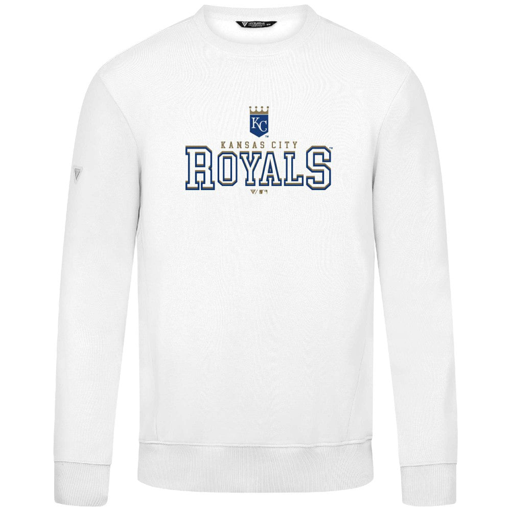 Kansas City Royals Levelwear Zane Journey Sweatshirt White